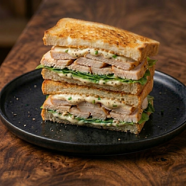 Roast Chicken Mayo Sandwich sliced 100g