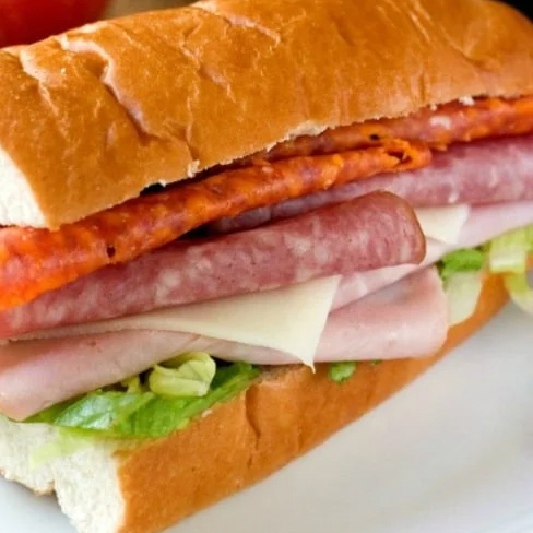 Salami Pepperoni Ham Cheese Green Oak Mayo Sandwich 4P 4S