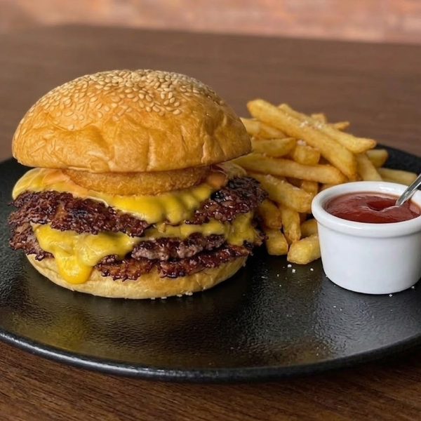 Beef Cheese Smash Burger 2ring