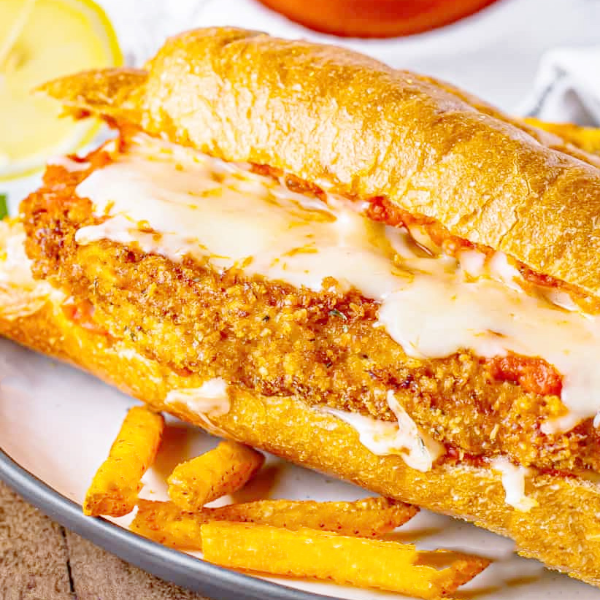 Chicken Parmesan Hoagie Sandwich