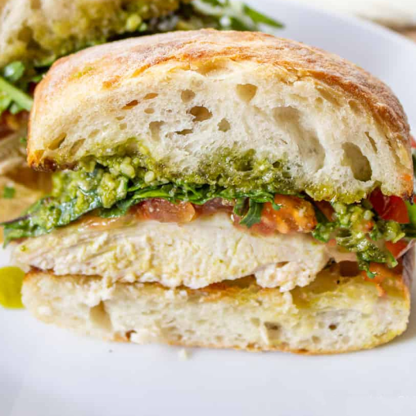 Pesto Grilled Chicken Sandwich