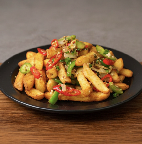 Spicy Salt and Pepper FRENCH FRIES 200g 1000