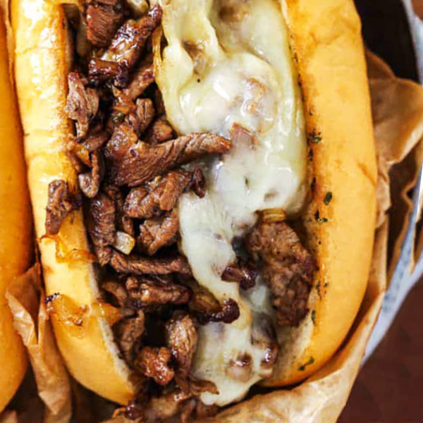 Philly Cheesesteak Sandwich noonion